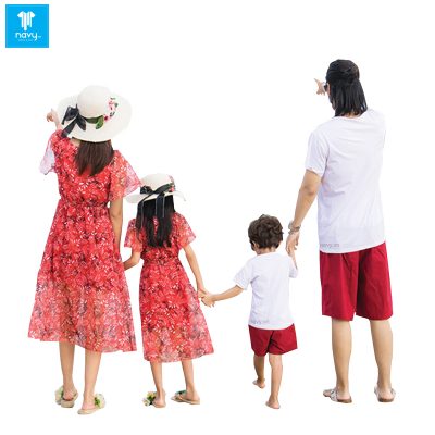 Áo váy gia đình đi biển Mã số NAD125