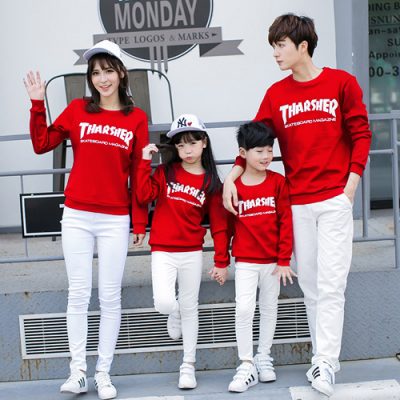 Áo gia đình tay dài thu đông Navy mã TDD005