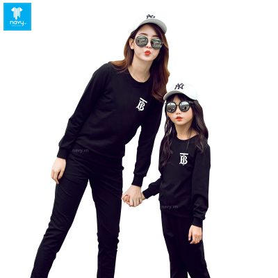 Áo gia đình tay dài thu đông Navy mã số X1083