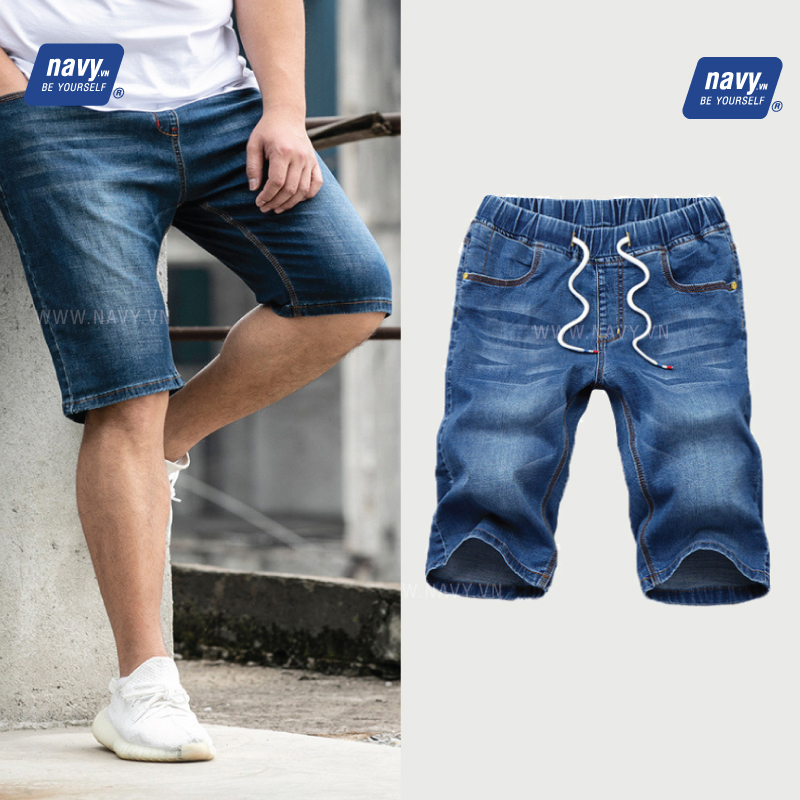 Quần Short Jeans Nam 5 Túi Cơ Bản QN1-JP1S22-002 – THE BLUES | Blue Exchange