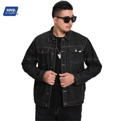 Áo Khoác Jean Big Size Cho Nam Ngoại Cở Mã BS1682