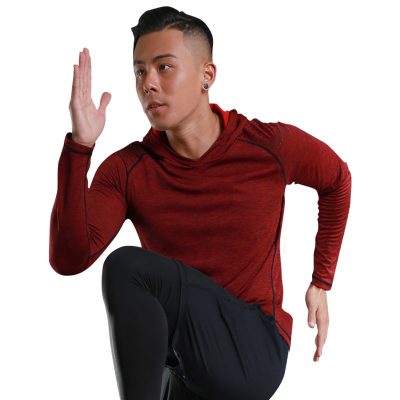Hoodie Tập Gym Nam Màu Xám Mã BB173