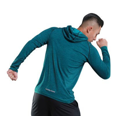 Áo Khoác Tập Gym Nam Màu Xanh Mã BB175