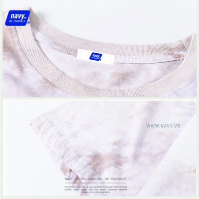 Áo thun Wash phản quang in chữ ABX004