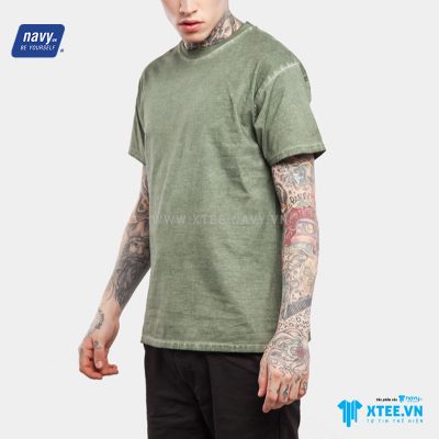 Áo thun nam cổ tròn Wash AP01