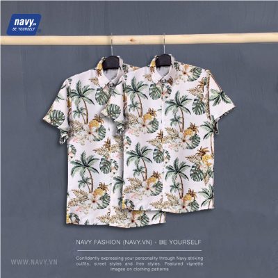 Áo Sơ Mi Đôi Đi Biển NAD223