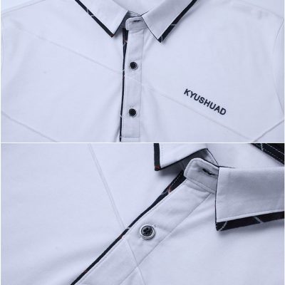 Đồ Cho Người Mập Nam Tay Dài Cổ Trụ Navy Mã BS1309