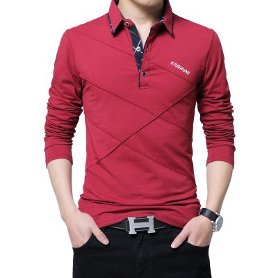 Big Size Nam Tay Dài Cổ Bẻ Navy Mã BS1156