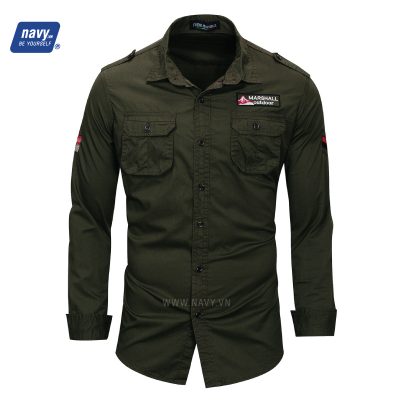 Sơ Mi Size To MARSHALL Outdoor Xanh BS1549