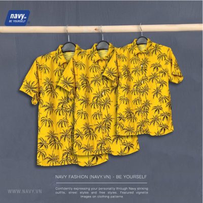 Áo Sơ Mi Gia Đình Đi Biển NAD222