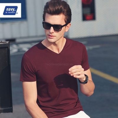 Áo Thun Cổ Tim Trơn TD003