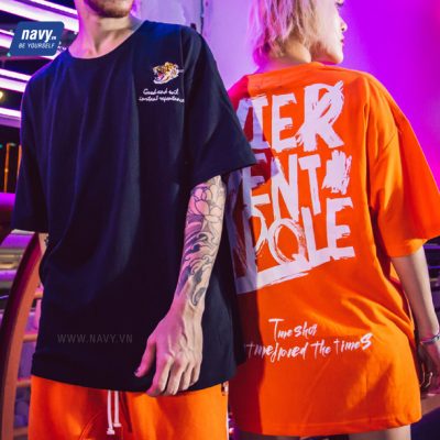 Áo thun nữ oversize in chữ 3 VNX046