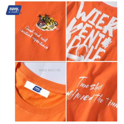 Áo thun nữ oversize in chữ 3 VNX046