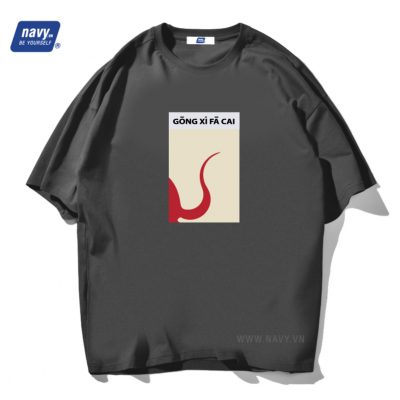 Áo thun nữ oversize Gongxifatcai VNX017