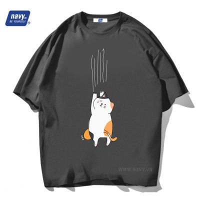Áo thun nữ oversize Cat VNX023