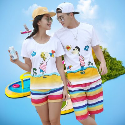 ÁO GIA ĐÌNH CỔ TRÒN HỌA TIẾT MÃ X1163