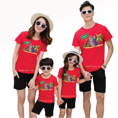 Quần Áo Gia Đình Đi Biển X1405