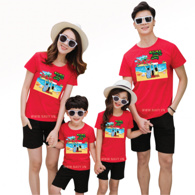 Quần Áo Gia Đình Đi Biển X1408