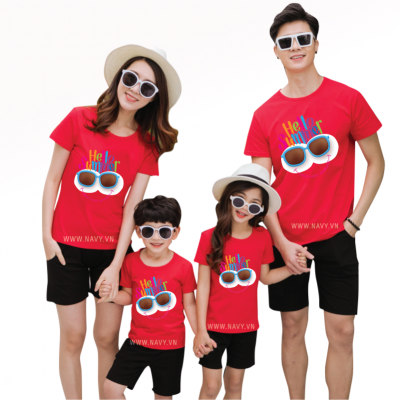 Quần Áo Gia Đình Đi Biển X1415