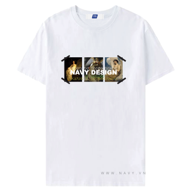 T-Shirt Big Size Nam Navy BSX877D