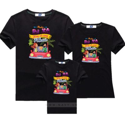 Set Đồ Gia Đình Mùa Hè Navy X1420T