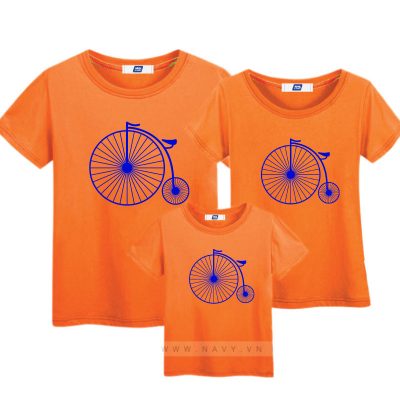 Quần Áo Gia Đình Đi Biển Navy X1432T