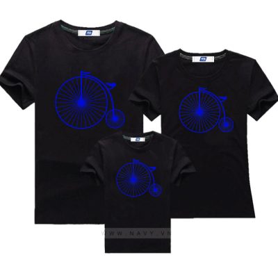 Quần Áo Gia Đình Đi Biển Navy X1432T