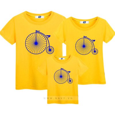 Quần Áo Gia Đình Đi Biển Navy X1432T