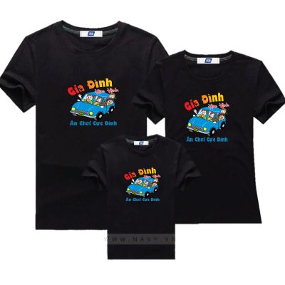 Áo Quần Gia Đình Mùa Hè Navy X1453C