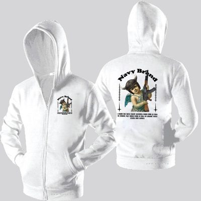 Hoodie Zip Cỡ To Navy HZ008T
