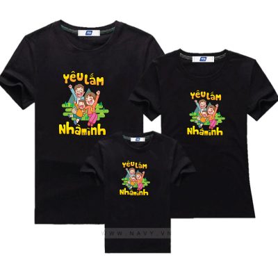 Áo Quần Gia Đình Đi Biển Navy X1459V