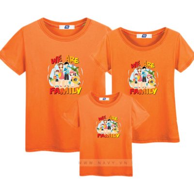 Đồng Phục Gia Đình Mùa Hè Navy X1462D