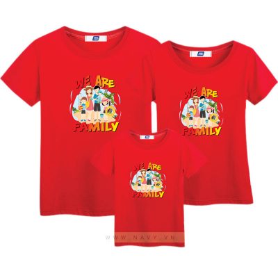 Đồng Phục Gia Đình Mùa Hè Navy X1462D