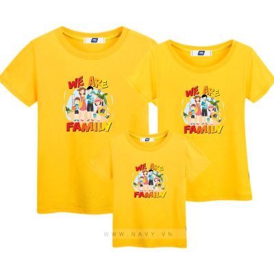 Đồng Phục Gia Đình Mùa Hè Navy X1462D