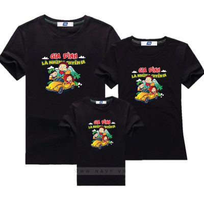 Áo Quần Gia Đình Mùa Hè Navy X1464R
