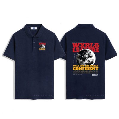 Áo Polo Nam Mập Ngoại Cỡ Navy BST112D