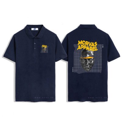 Polo Ngoại Cỡ Cổ Bẻ Navy BST114X