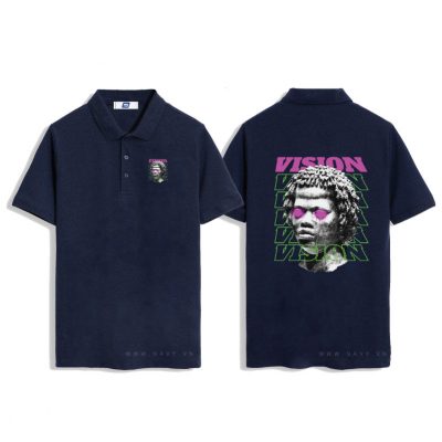 Áo Thun Polo Nam Béo Navy BST117D