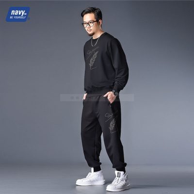 Áo Sweater Big Size Nam Navy BSX1116