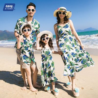 Áo Sơ Mi Gia Đình Đi Biển NAD127