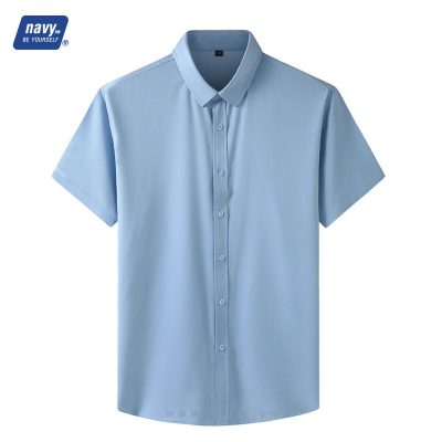 Áo Sơ Mi Big Size Navy BS2087