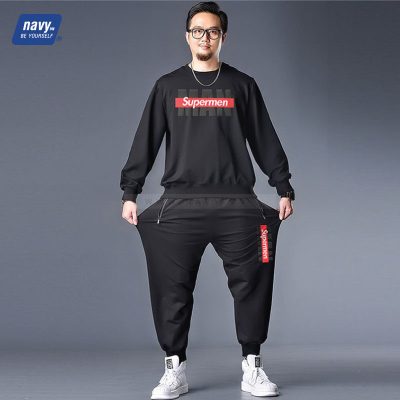 Bộ Thu Đông Big Size Nam Navy (có bán lẻ áo và quần) BSX1132