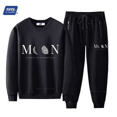 Bộ Nỉ Big Size Thu Đông Navy BSX1162HT