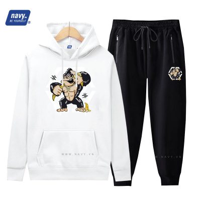 Bộ Nỉ Big Size Thu Đông Navy BSX1167HD