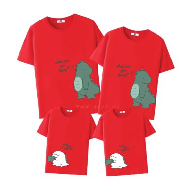 Áo Gia Đình Khủng Long Cute X1583V
