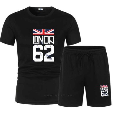 Bộ Short Tập Gym Nam Navy BB2S