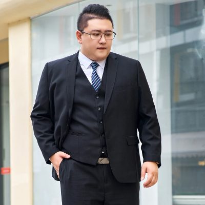 Bộ Vest Big Size Nam Đen Navy BS2233