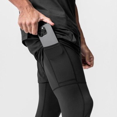 Quần Dài 2 Lớp Tập Gym Nam Navy BB653