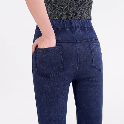 Quần bò big size nữ Từ 36kg-100kg Navy BSN471