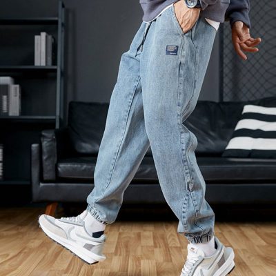 Quần Jeans Jogger đủ size từ 50kg-140kg Navy BS2410